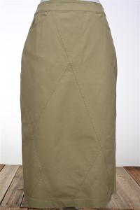 Diamond Seams Sea Green Midi